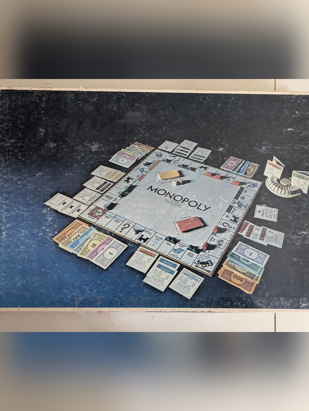 VINTAGE 1974 MONOPOLY ANIVERSARY EDITION